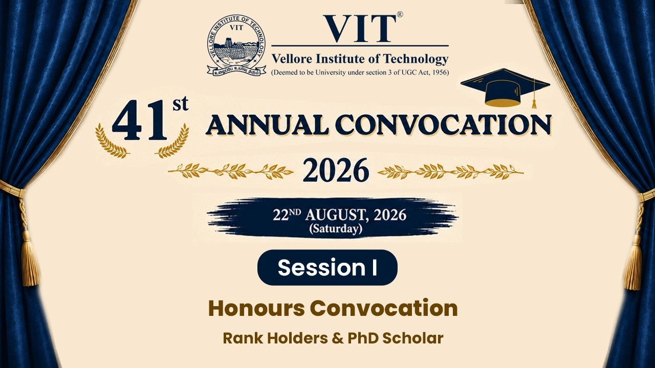 41st Annual Convocation - 2026  Session - I
