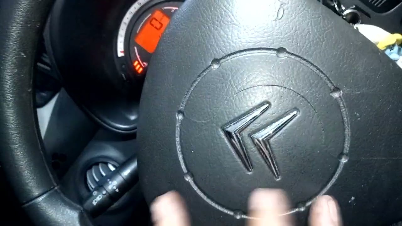 como soltar volante,  Air bag ,pegeout, citroen, c3