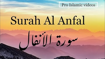 Surah Al Anfal سورة الأنفال (Pro Islamic Videos)