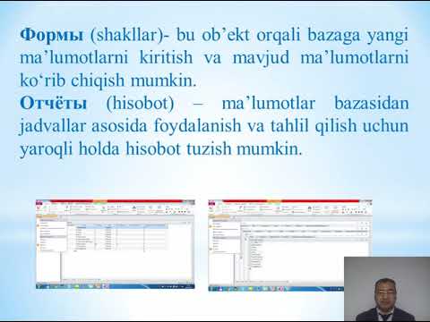Video: Ma'lumotlar bazasi AKT nima?