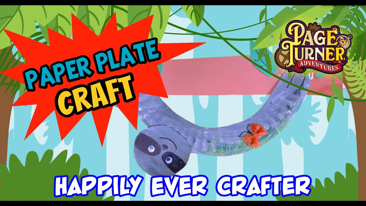 Page Turner Adventures: Create Your Own Moth & Sloth Craft 🦥