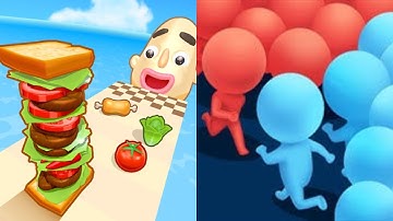 Sandwich Runner | Count Master - All Level Gameplay Android,iOS - NEW MOD APK MEGA UPDATE GAMEPLAY