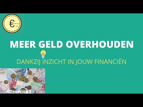 ZO hou jij MEER GELD OVER dankzij INZICHT in jouw financiën!