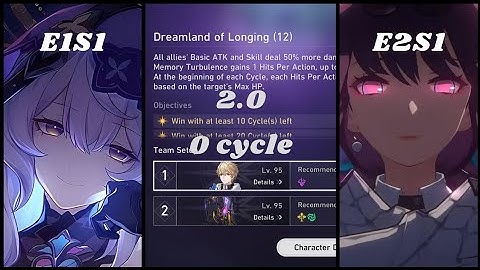 Honkai: Star Rail 2.0 MOC 12, 0 cycle. E2S1 Kafka and E1S1 Black Swan.