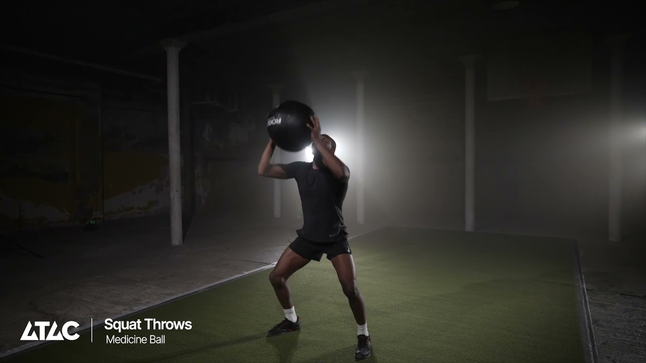 Med Ball Squat Throws (Medicine Ball) YouTube