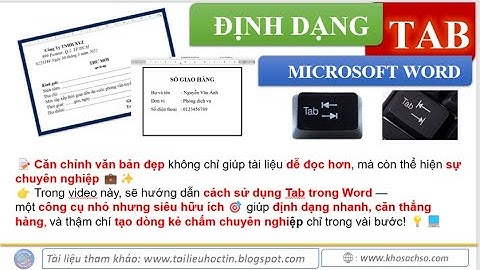 ✨ Gedetailleerde instructies voor het opmaken van tabbladen in Word | Tips voor het uitlijnen van...