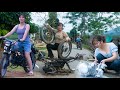 FULL VIDEO: 18-year-old female mechanic, restorer of many motorbikes picked up from scrap yard