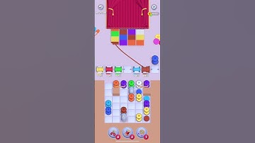 Knit Out Level 308 | Puzzle Solved First Try | Relaxing Music & Game Sounds #asmrgaming #knitout