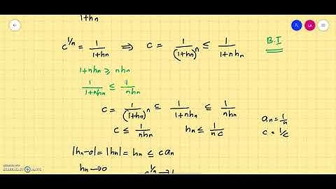Mathematical Analysis Module 2 Class 11 Convergence of nth root of n