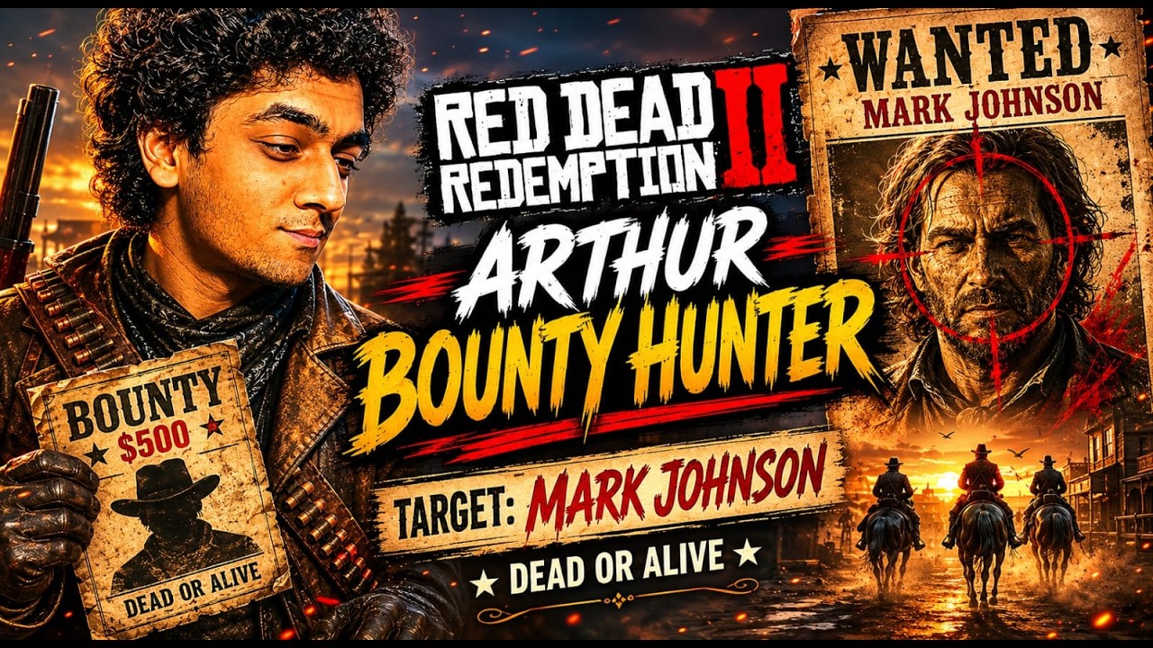 Arthur Becomes a Bounty Hunter | Mark Johnson Bounty Hunt | RDR2 - YouTube