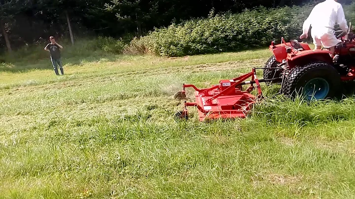 72 inch finishing mower   24HP MF Tractor Tall grass