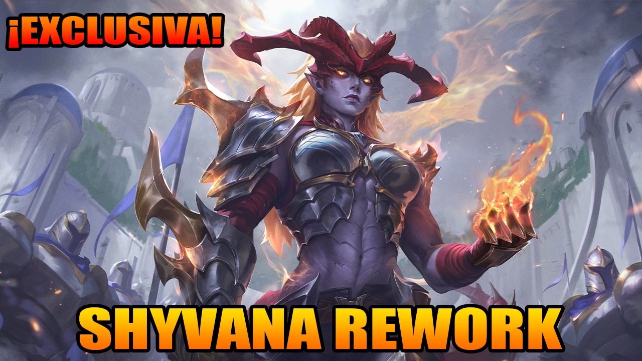 SHYVANA REWORK EN EXCLUSIVA! TODAS SUS HABILIDADES Y COMBATES IN GAME!
