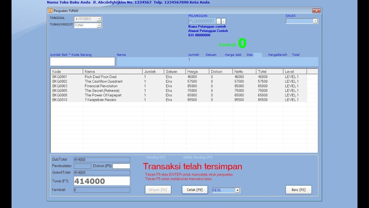 Cetak laporan berdasarkan tanggal di delphi 8