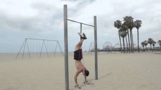 Assisted Handstand Pushups with Resistance Band