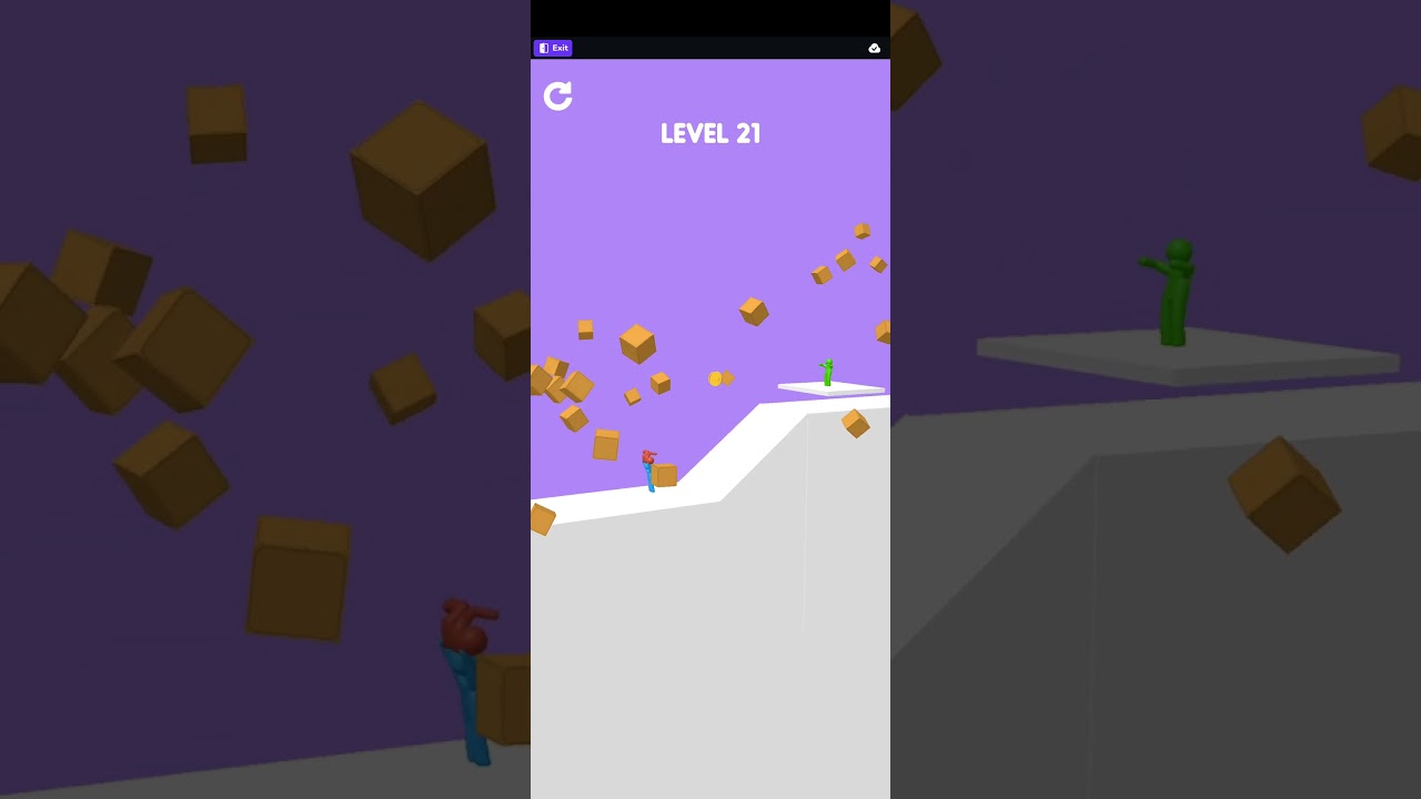 Rescue Throw gameplay, Level 21🪙 