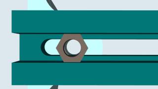 Vertical Adjustable Spool Holder Assembly Animation