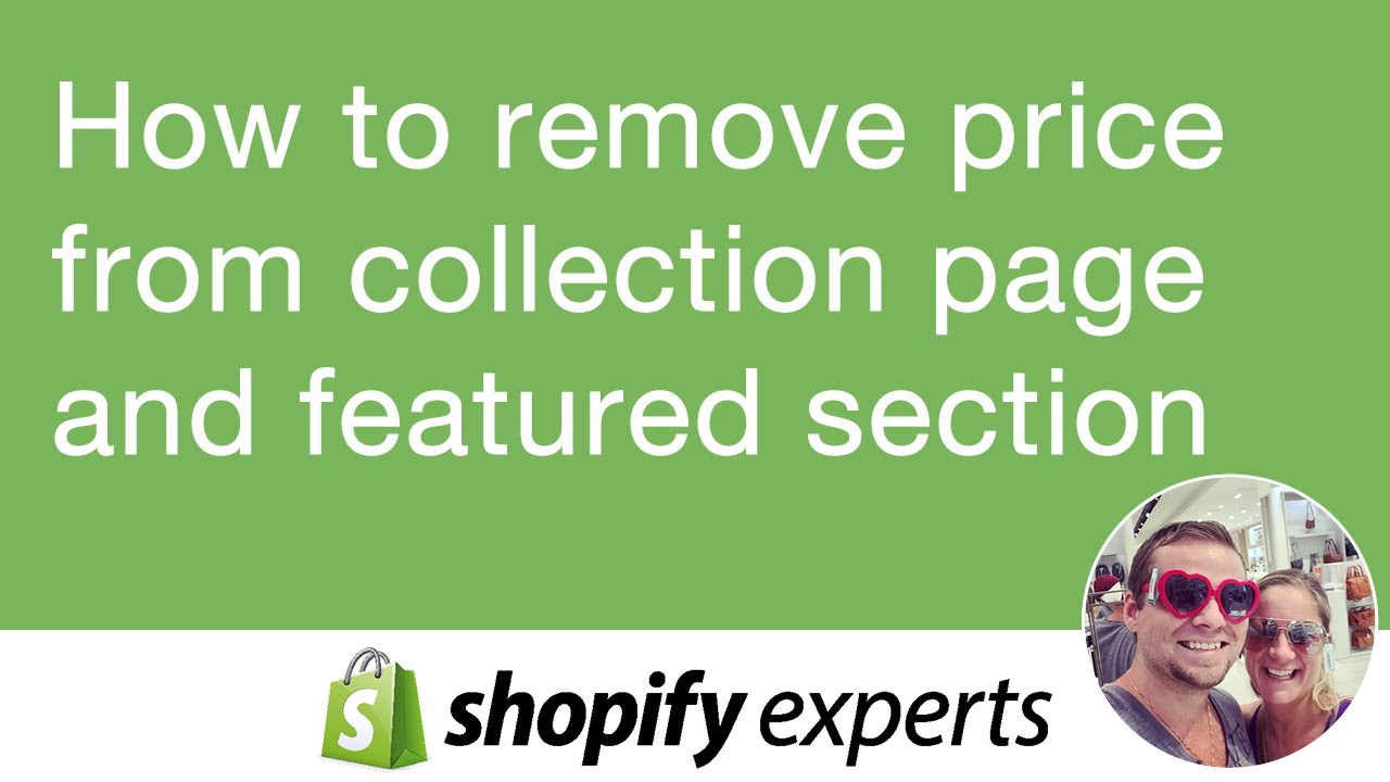 Shopify How To Remove Price From Collection Page And Featured Section Homepage On Brooklyn Theme