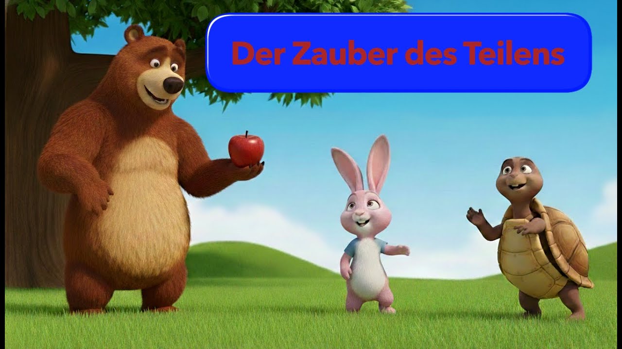 Der Zauber des Teilens | 3D Kinder Cartoon | Freundschaft und Teilen lernen