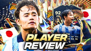 4⭐5⭐ 92 TOTS KUBO SBC PLAYER REVIEW | FC 24 Ultimate Team