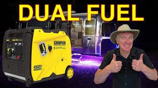 NEW Champion 4500W Dual Fuel Generator  for RV, OffGrid, & Preppers!