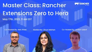 Master Class: Rancher Extensions Zero to Hero