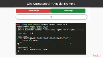 Hands-On RxJS for Web Development:  Why Unsubscribe? Prevent Memory Leaks | packtpub.com