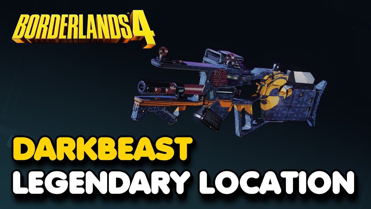 Как получить легендарный пистолет-пулемёт DARKBEAST в Borderlands 4