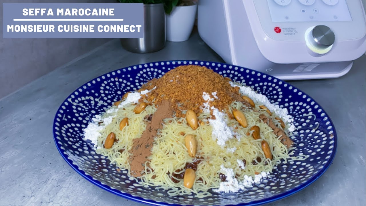 Seffa marocaine INRATABLE ET FACILE au Monsieur Cuisine Connect MCC (cheveux d'ange sucrée salée )