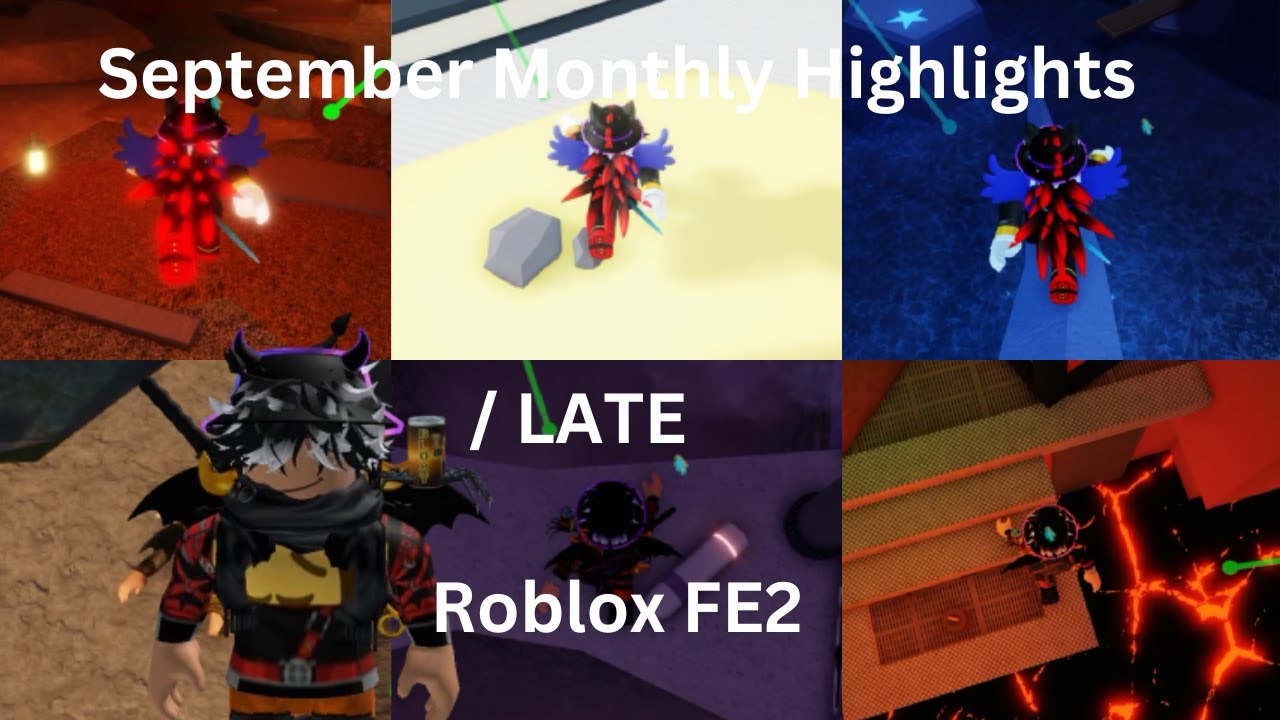  late september monthly highlights roblox fe2 youtube