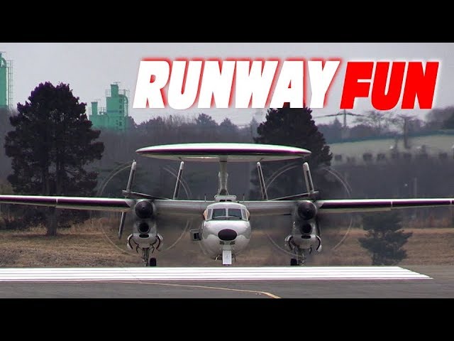 早期警戒管制機部隊 E-2C Hawkeye帰投 601SQ 百里基地 COPE