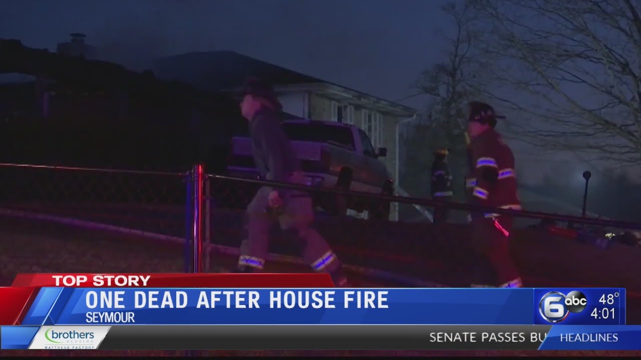 One dead after Seymour house fire - YouTube