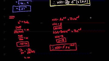 Engineering Dynamics 10.1-03 Damped Harmonic Oscillation Examples