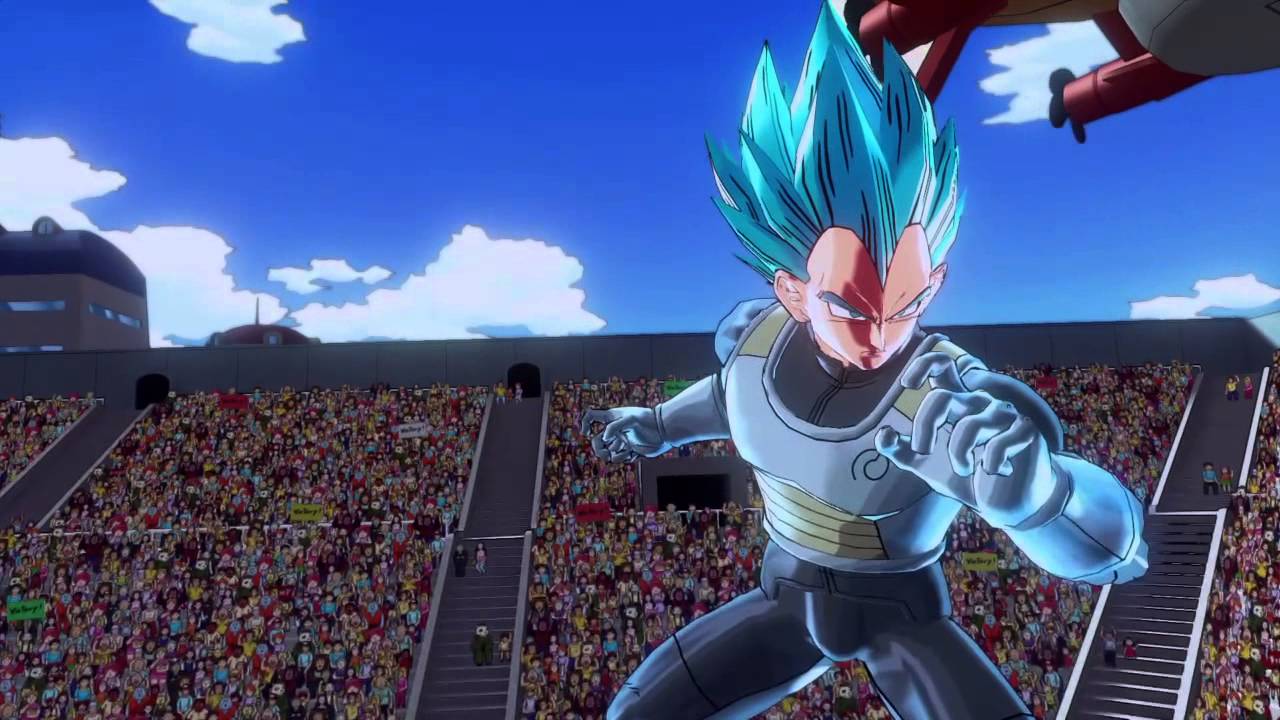 DRAGON BALL XENOVERSE offline match part 22 ssgss vegeta v ss4 goku - YouTube