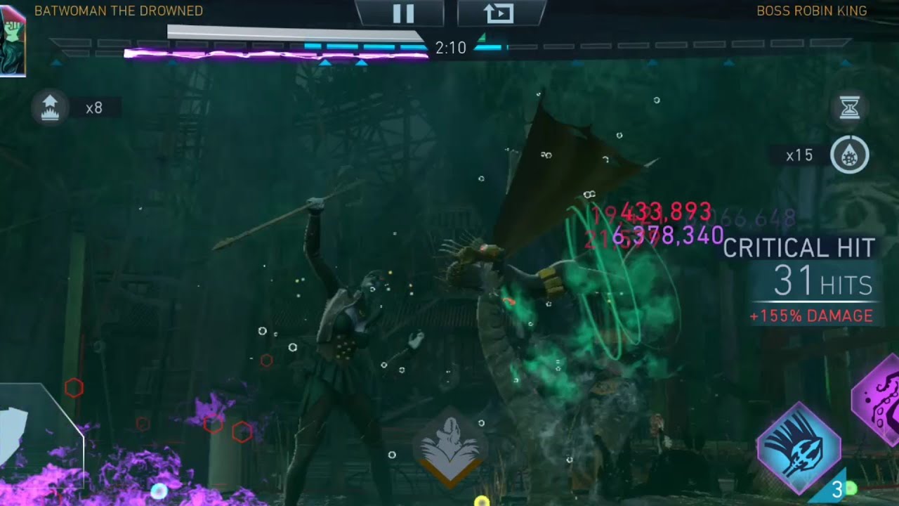 Kingdom of Madness Solo Raid | Boss Robin King Down + 🎁 | Heroic 2 Completed | Injustice 2 Mobile