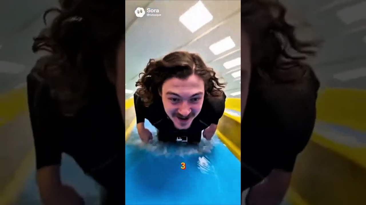 Escaping Monsters? Epic Water Slides & Backrooms Adventure!