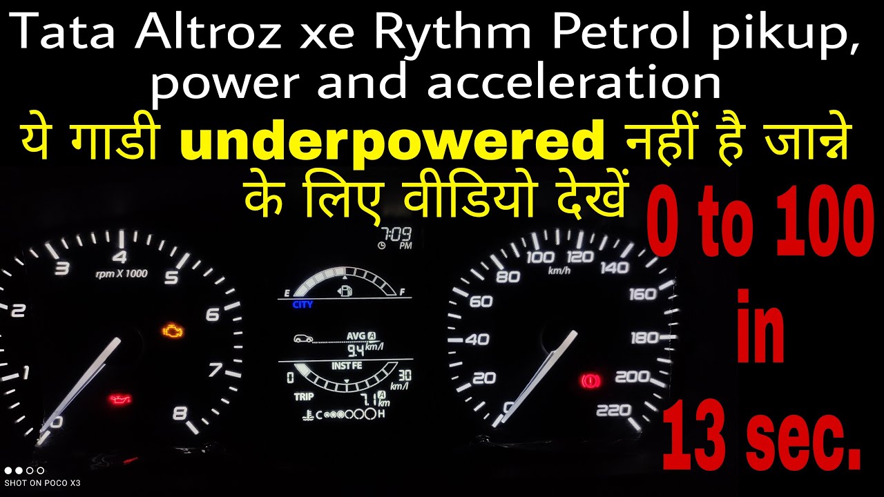 Tata Altroz petrol pickup and acceleration with drive review || awesome pickup || tata altroz xe