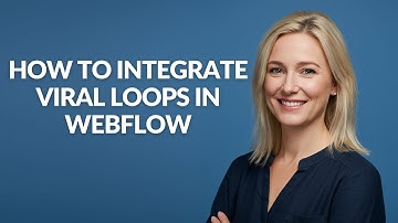 How to Integrate Viral Loops In Webflow - Julia