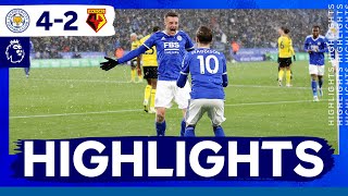 Vardy Double Helps Foxes To Victory | Leicester City 4 Watford 2