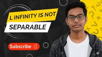 L infinity is not separable proof | Functional Analysis | Mathematics