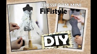 How to make dressform 1/4' size