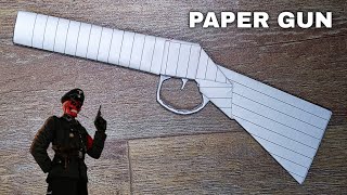How to Make a Origami Gun | Mini Paper Gun Making | Simple