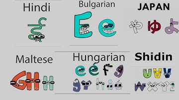 Alphabet Lore: Letter Transformation, Different Languages 🙊