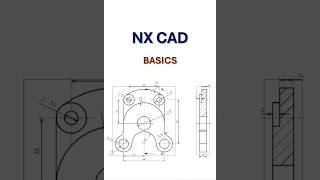 NX CAD Basics|Sketch|Extrude|Hole #nxcad