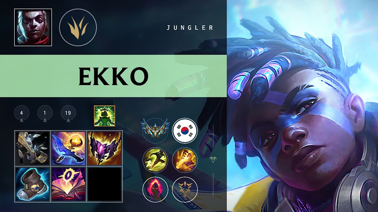Ekko Jungle vs Zac - KR Challenger Patch 26.08 - YouTube