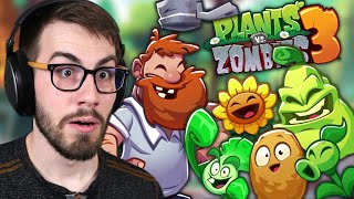 Trying Plants Vs Zombies 3! (PvZ 3 Beta)
