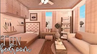 BLOXBURG: Aesthetic Teen Bedroom | speedbuild♡