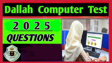 Dallah Driving School Computer Test 2025 || Question Saudia Arabia Driving License Computer Test ||