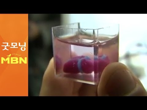 [굿모닝월드 3]3D 프린터로 심장을? [굿모닝MBN]