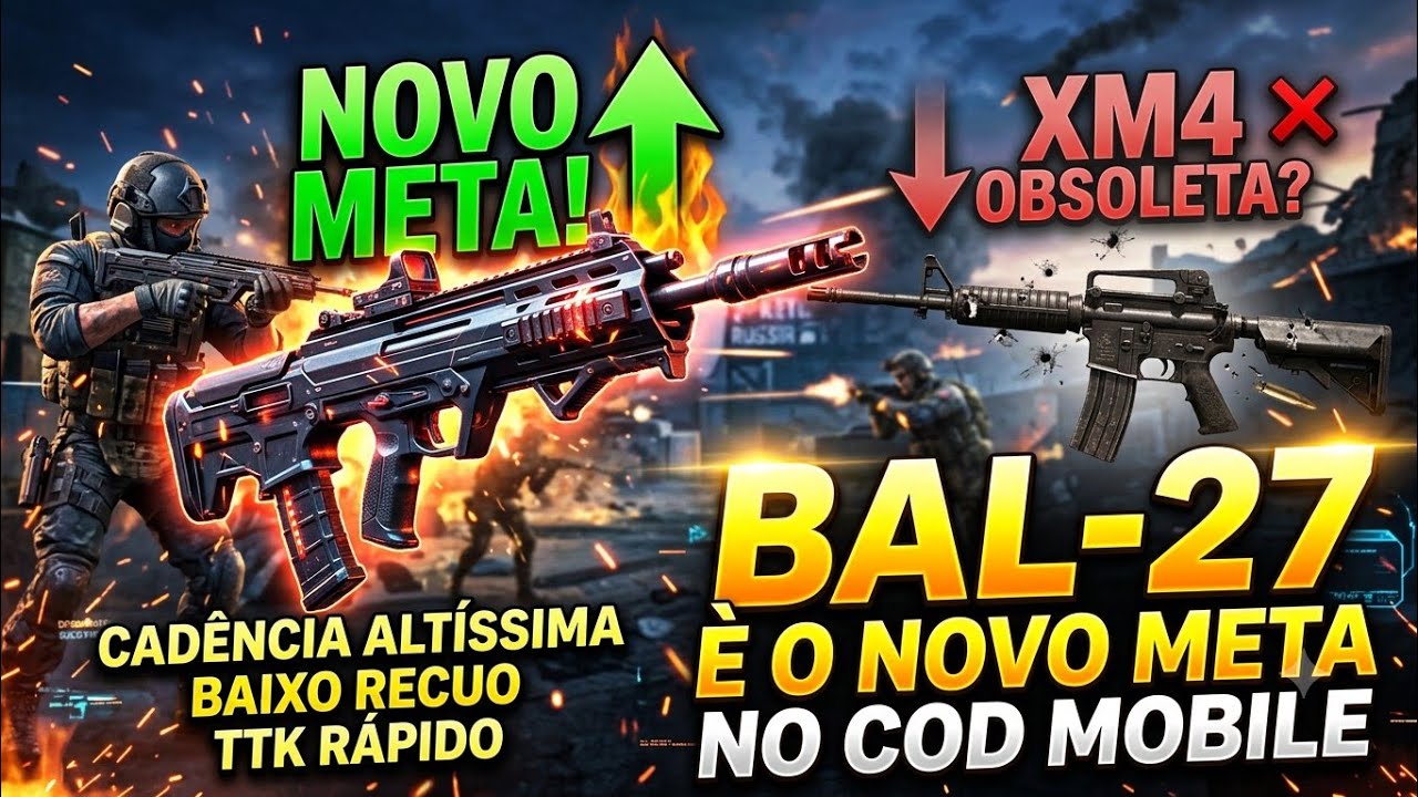 NOVO META NO COD MOBILE! ADEUS XM4??