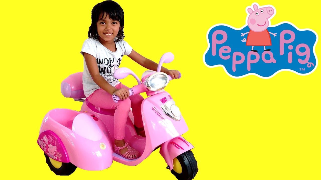 peppa pig ride on toy